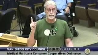SD City Council on Medical Marijuana Ordinance - Larry Sweet Public Comment