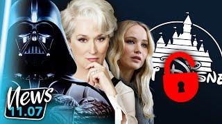 Disney gehackt Der Teufel trägt Prada 2 Star Wars & A24 Film mit Jennifer Lawrence  FilmNews