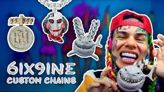 6IX9INE CUSTOM CHAINS JEWELRY OF CELEBRITIES