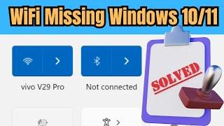 How to Fix WiFi Not Showing in Settings on Windows 1011 Easy Steps