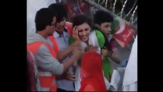 Misbehave with girl at PTI Islamabad Jalsa