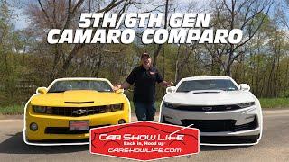 Car Show Life 5th Gen vs 6th Gen Camaro Comparo