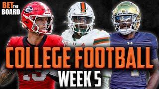 Week 5 College Football Picks Predictions Best Bets