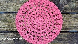 How To Crochet Hearts Doily