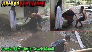 Prank Jebakan Kuntilanak  Cowok N4fsu Intip Cewek Lagi Mandi  Dijamin Ngakak ‼️