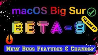 macOS Big Sur 11 beta 9 Update - Follow Up & expected macOS Big Sur Release Date