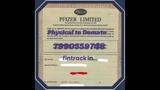 Pfizer Limited Old Share