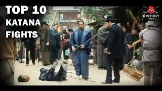 TOP 10 KATANA FIGHTS WITH REVIEWS  JAPANESE MOVIES SWORD FIGHT