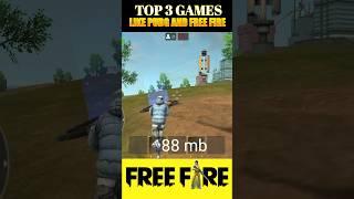 Top 3 Games Like Free Fire OfflineOnlineGame like Free Fire