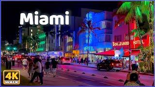 【4K】𝐖𝐀𝐋𝐊   M I A M I   USA   𝐇𝐃𝐑 VIDEO WALKING Travel channel 