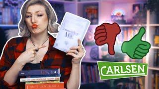 BÜCHER anhand von COVERN bewerten + BUCHVERLOSUNG  Carlsen Book Haul