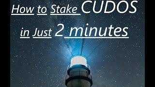 How to Stake CUDOS in just 2 minutes