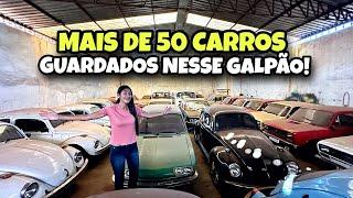 GALPÃO COM + DE 50 CARROS ANTIGOS 