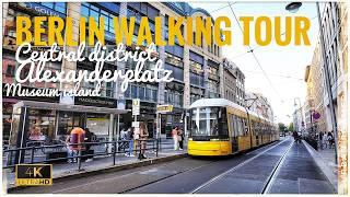 Berlin Central District - Summer 2024 Walking Tour at Alexanderplatz & Museum Island in 4K  HFR