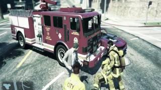 Прохождение Grand Theft Auto 5 Миссия 56-A Пожарная МашинаFire Truck