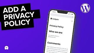 How to Add a Privacy Policy in WordPress Really Easy