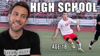 Pro Soccer Player Reacts to his High School Highlight Video