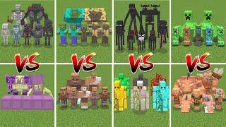 MOB ARMY TOURNAMENT  Minecraft Mob Battle