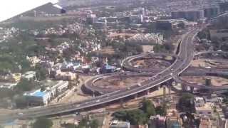 Flight Landing to Chennai Airport