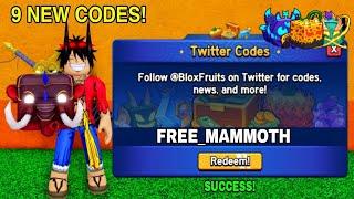 *NEW* ALL WORKING CODES IN BLOX FRUITS 2024 JUNE ROBLOX BLOX FRUITS CODES MAMMOTH