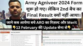 Indian Army Agniveer 2nd Batch Final Result Cutoff Merit List kab Aayegi  Army Agniveer Form 2024