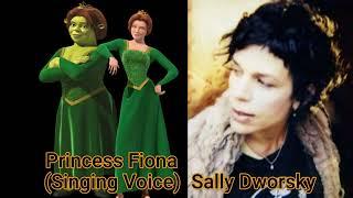 Character and Voice Actor - Shrek - Princess Fiona Singing Voice - Sally Dworsky