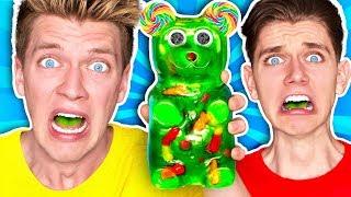 Mixing Every Sour Candy *WORLDS SOUREST GIANT GUMMY* Learn How To Make DIY Food Prank Challenge