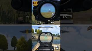 Free fire VS PUBG Mobile Armas