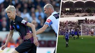 Arsene Wenger vs Zinedine Zidane  Amazing Skills at 70 years old