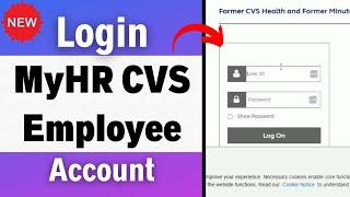 How To Login To MyHR CVS Employee