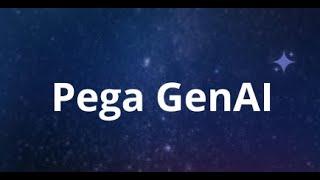 What is PEGA GENAI