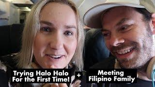 Trying Halo Halo + Meeting Filipino Family in Cebu