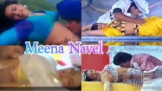 Meena hot navel kiss