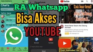 TERBARU Aplikasi RA Whatsapp Bisa Terhubung YouTube