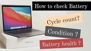 How to check Battery cycle count in MacBook  check Battery health 1000 cycle count #flipkart