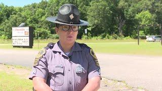 Sgt. Jessica Shehan discusses fatal crash on Interstate 85