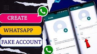 FAKE WHATSAPP NUMBER 2024  HOW TO CREATE FAKE WHATSAPP ACCOUNT  FAKE WHATSAPP KAISE BANAYE