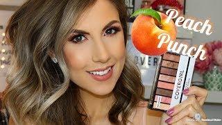 NEW COVERGIRL PEACH PUNCH PALETTE  DEMO & REVIEW