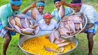 FISH OMELETTE  Emperor Fish Omelette Recipe Cooking In Village  Steamed Fish Recipe