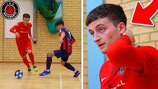 I Played in a PRO FUTSAL MATCH & Everything Went WRONG... Football Skills & Goals