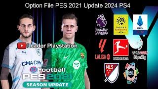 Option File PES 2021 Update 2024 V7 PS4