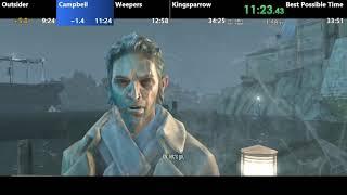 Dishonored Non-Lethal Ghost Speedrun in 3421 Former World Record