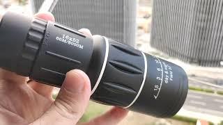 Monocular 16 x 52 HD - 66m8000m - Outdoor Test