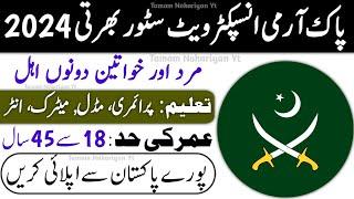 Pak Army New Civilian Jobs 2024  Join Pak Army  Inspectorate Army Store and Clothing New Jobs 2024