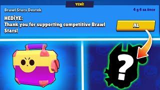 BRAWL STARS DESTEK NADİR HEDİYE GÖNDERDİ  YENİ ÜCRETSİZ ÖDÜLLER  YENİ MEGA KUTU