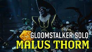 Baldurs Gate 3 Gloomstalker Solo Malus Thorm  One Turn Kill  Honour Mode