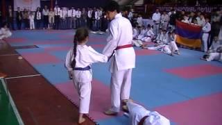 ARMENIAN JYOSHINMON KARATE TEAM DEMONSTRATION IN WSKU INTERNATIONAL KARATE TOURNAMENT 2015 HD