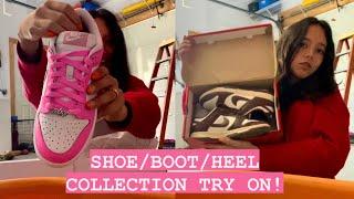 MY SHOE COLLECTION HAUL TRY ON AND DECLUTTER