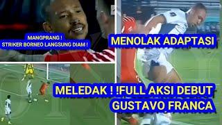 MELEDAK. Menolak Adaptasi Full Aksi Gustavo Franca di Laga Debut Bersama Persib