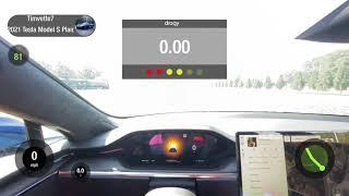 Tesla Model S Plaid First Dragy Test  Unbelievable